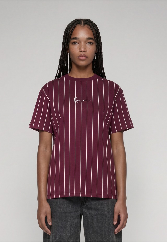 Karl Kani T-Shirt »Karl Kani Small Signature Essential Pinstripe OS Tee« 1