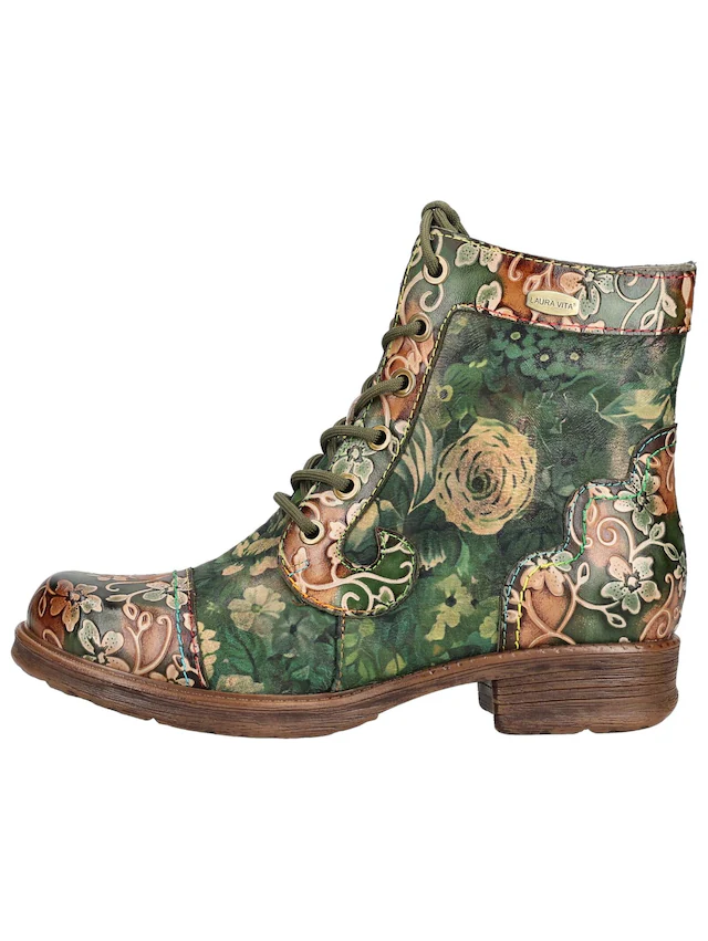 LAURA VITA Schnürstiefelette »LAURA VITA Stiefelette Leder/Textil«