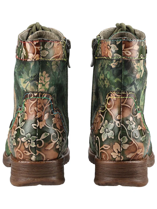 LAURA VITA Schnürstiefelette »LAURA VITA Stiefelette Leder/Textil«