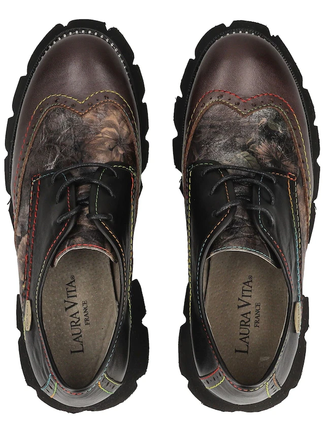 LAURA VITA Schnürschuh »LAURA VITA Halbschuhe Leder/Textil«