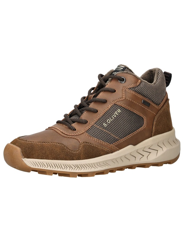 s.Oliver Schnürstiefelette »s.Oliver Stiefelette Lederimitat/Textil«