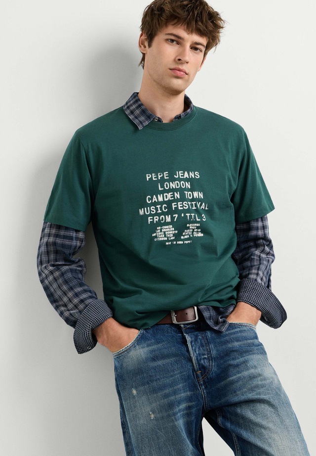 Pepe Jeans Print-Shirt »print t-shirt JEAN TEE«