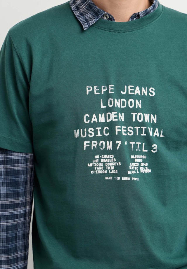 Pepe Jeans Print-Shirt »print t-shirt JEAN TEE«
