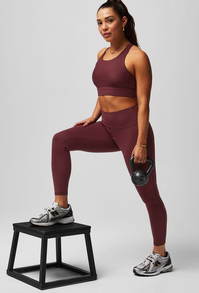 Fabletics Leggings »Fabletics Leggings Define PowerHold(R) High-Waisted 7/8 Legging« mit starker Kompression und shaping Taillenbund