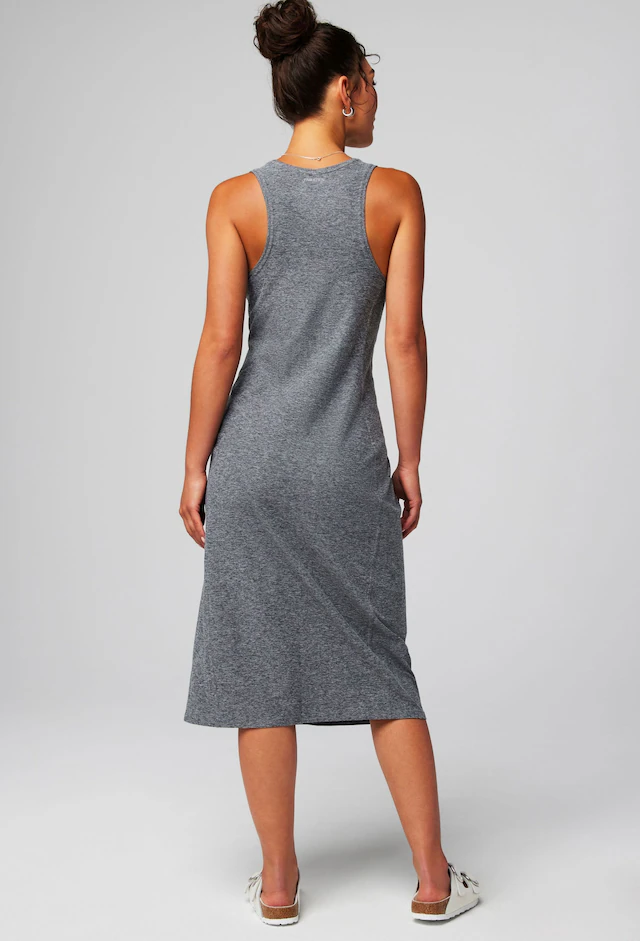 Fabletics Shirtkleid »Fabletics Kleid CLOUD JERSEY MIDI DRESS« mit Schlitzdetail