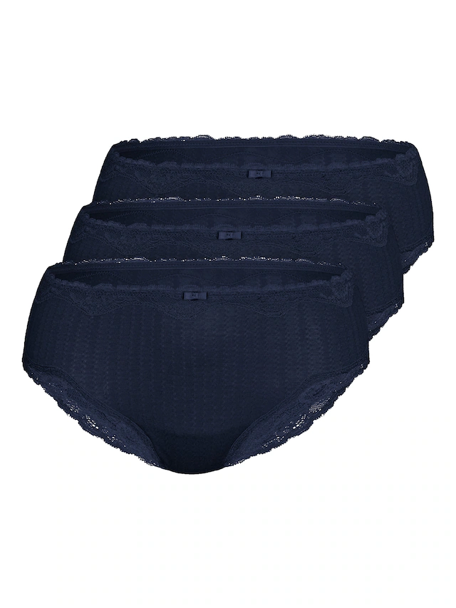 Sassa Panty »3er Pack Panty Bamboo Jacquard«