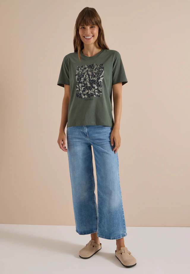 Cecil T-Shirt aus reiner Baumwolle