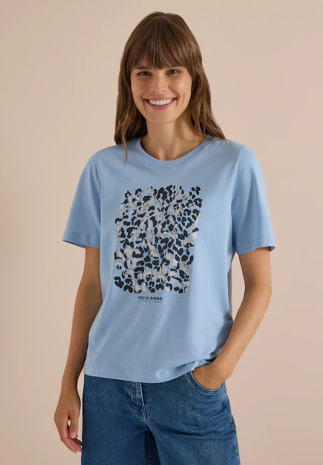 Cecil T-Shirt aus reiner Baumwolle