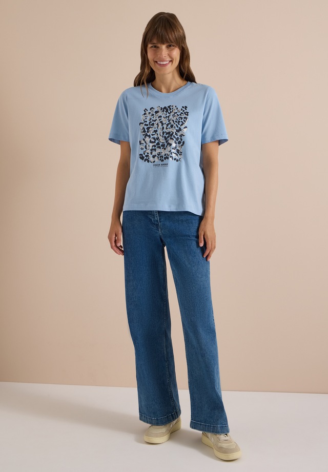 Cecil T-Shirt aus reiner Baumwolle