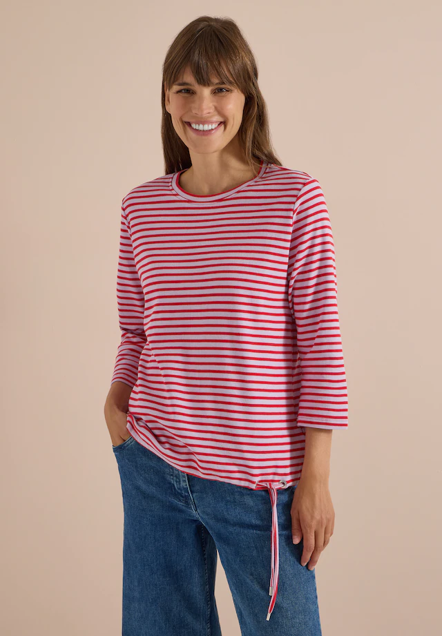 Cecil 3/4-Arm-Shirt aus reiner Baumwolle