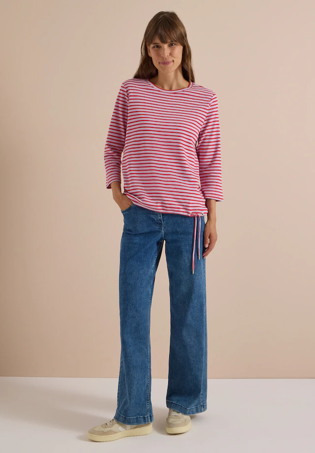 Cecil 3/4-Arm-Shirt aus reiner Baumwolle