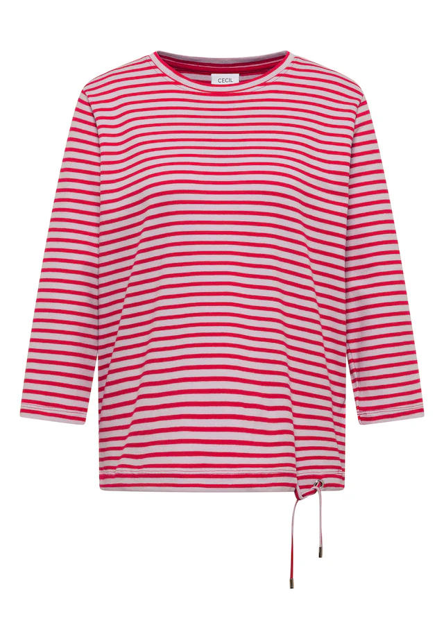 Cecil 3/4-Arm-Shirt aus reiner Baumwolle