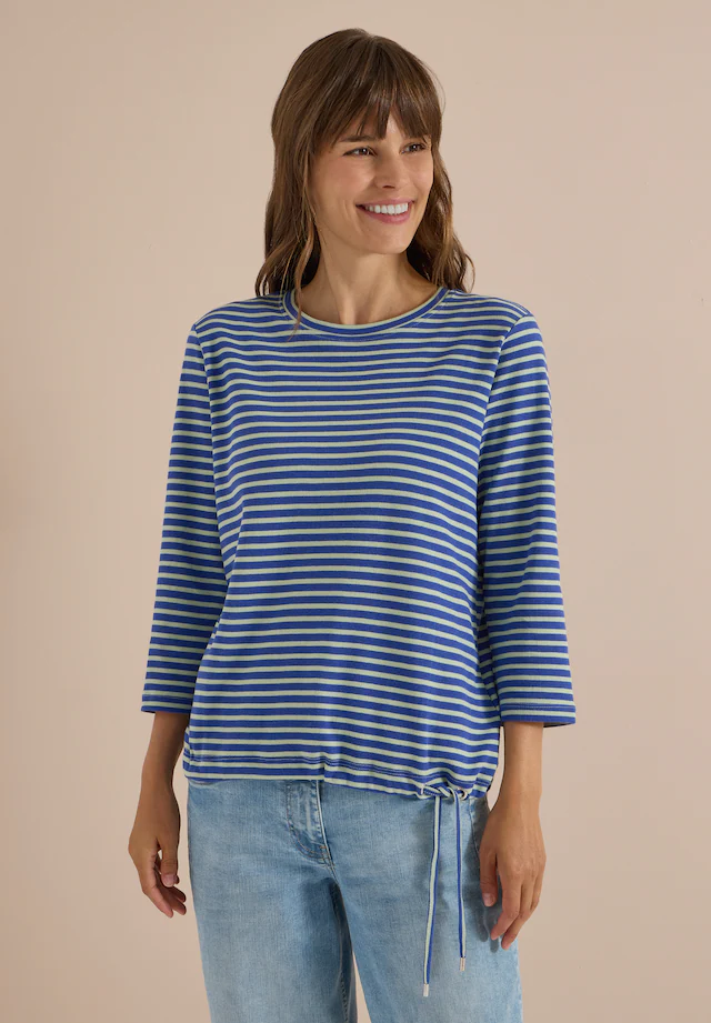 Cecil 3/4-Arm-Shirt aus reiner Baumwolle