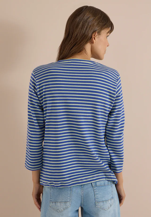Cecil 3/4-Arm-Shirt aus reiner Baumwolle