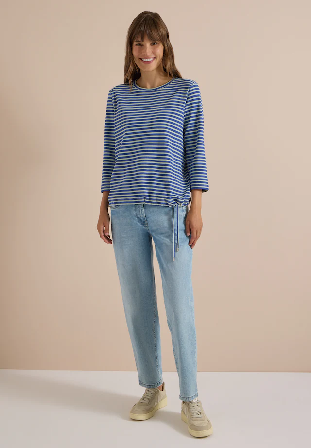 Cecil 3/4-Arm-Shirt aus reiner Baumwolle