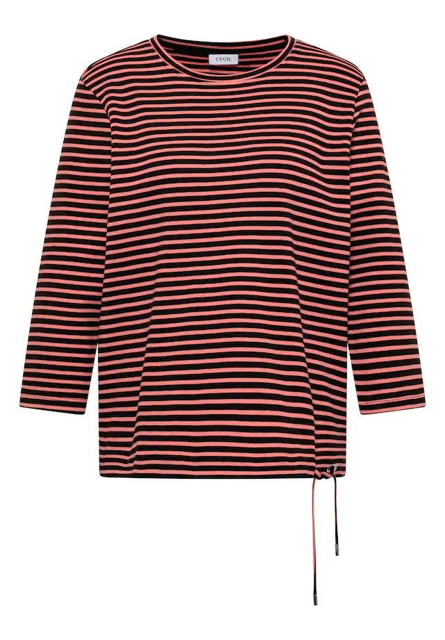 Cecil 3/4-Arm-Shirt aus reiner Baumwolle