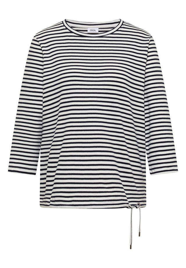 Cecil 3/4-Arm-Shirt aus reiner Baumwolle
