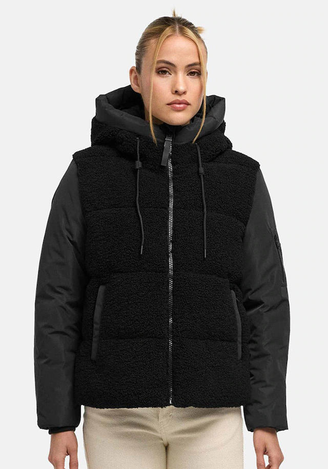 Marikoo Winterjacke »Elidee« mit Kapuze Winterjacke mit Kapuze und praktischen Reißverschlusstaschen