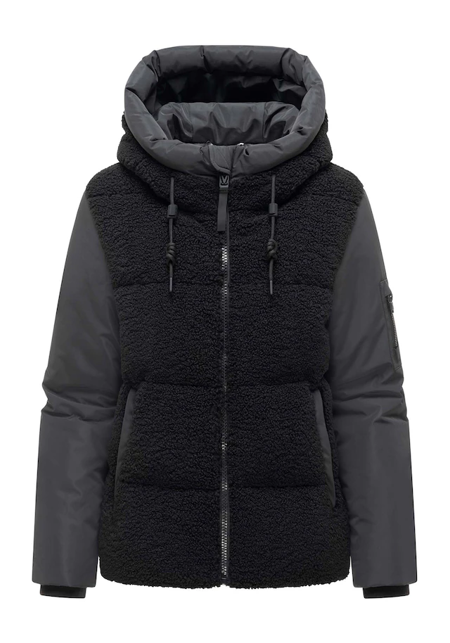 Marikoo Winterjacke »Elidee« mit Kapuze Winterjacke mit Kapuze und praktischen Reißverschlusstaschen