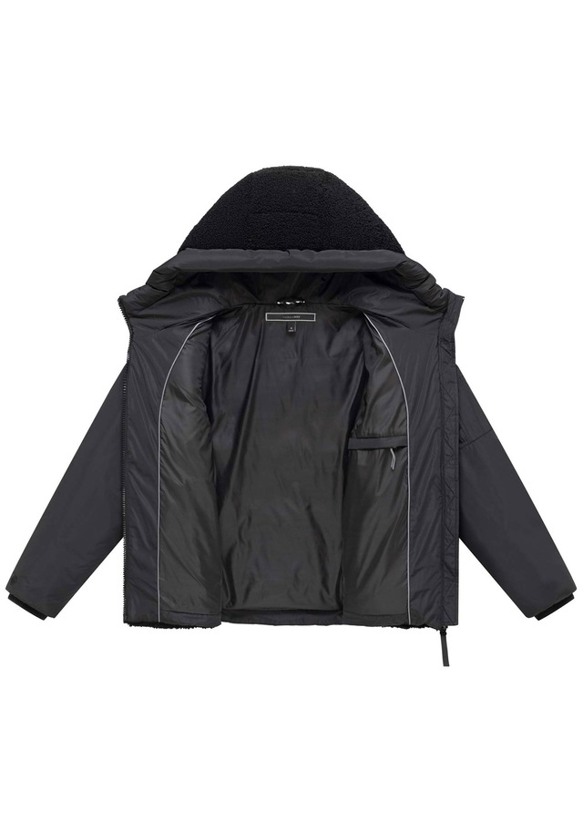 Marikoo Winterjacke »Elidee« mit Kapuze Winterjacke mit Kapuze und praktischen Reißverschlusstaschen