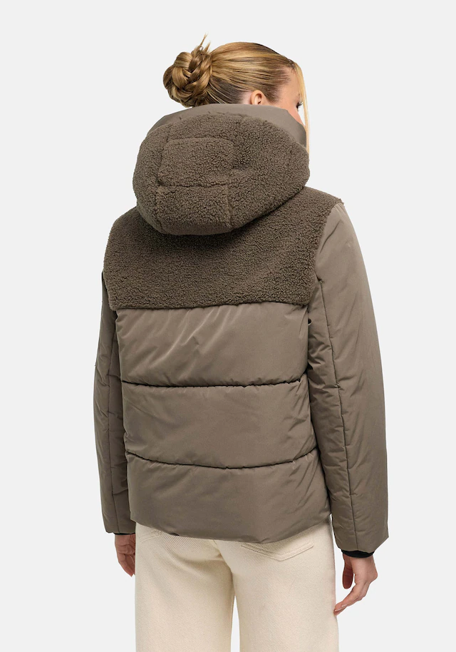 Marikoo Winterjacke »Elidee« mit Kapuze Winterjacke mit Kapuze und praktischen Reißverschlusstaschen