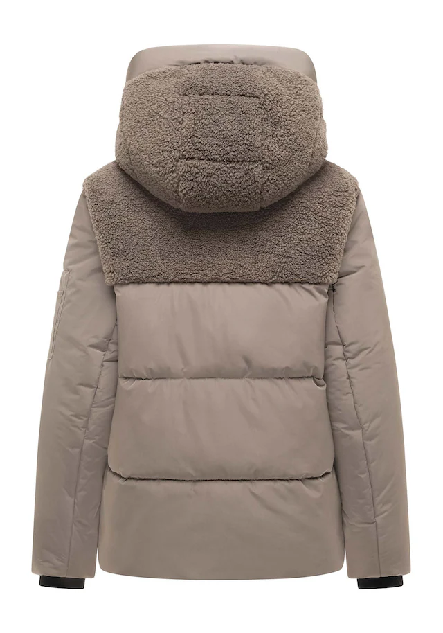 Marikoo Winterjacke »Elidee« mit Kapuze Winterjacke mit Kapuze und praktischen Reißverschlusstaschen