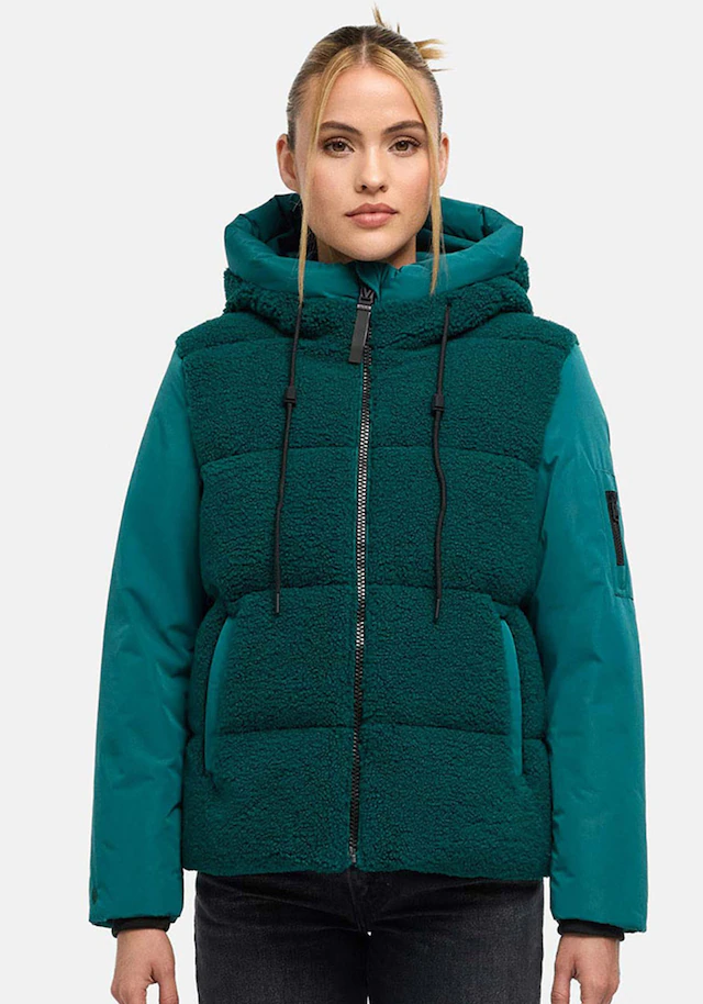 Marikoo Winterjacke »Elidee« mit Kapuze Winterjacke mit Kapuze und praktischen Reißverschlusstaschen