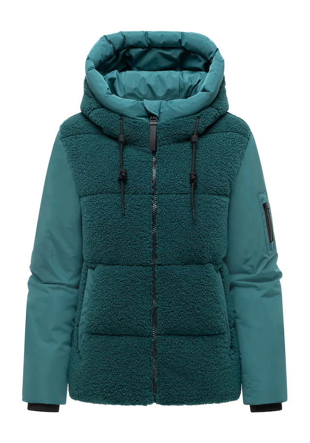 Marikoo Winterjacke »Elidee« mit Kapuze Winterjacke mit Kapuze und praktischen Reißverschlusstaschen