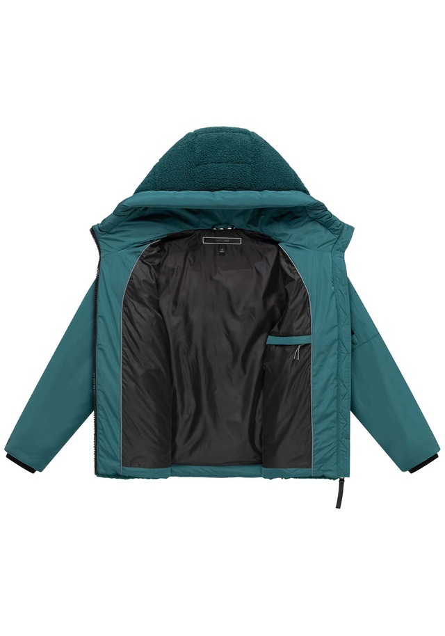 Marikoo Winterjacke »Elidee« mit Kapuze Winterjacke mit Kapuze und praktischen Reißverschlusstaschen