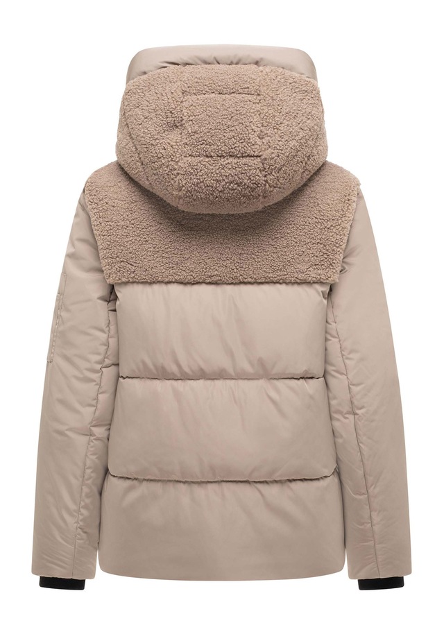Marikoo Winterjacke »Elidee« mit Kapuze Winterjacke mit Kapuze und praktischen Reißverschlusstaschen