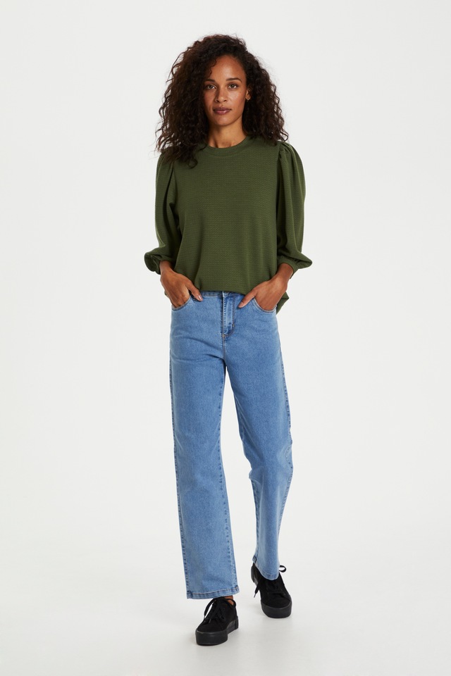 KAFFE Langarmbluse »Damen Langarm-Shirt KAjanna«