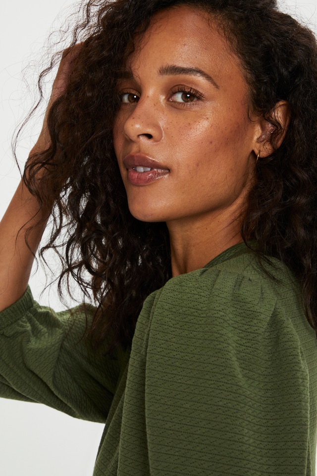 KAFFE Langarmbluse »Damen Langarm-Shirt KAjanna«