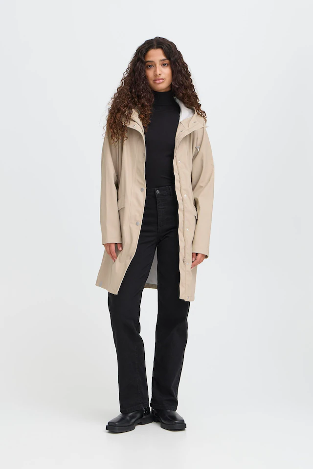Ichi Regenjacke »Damen Regenmantel IHTAZI«