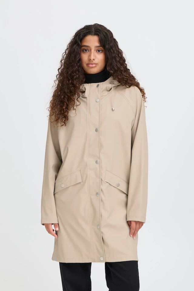 Ichi Regenjacke »Damen Regenmantel IHTAZI«