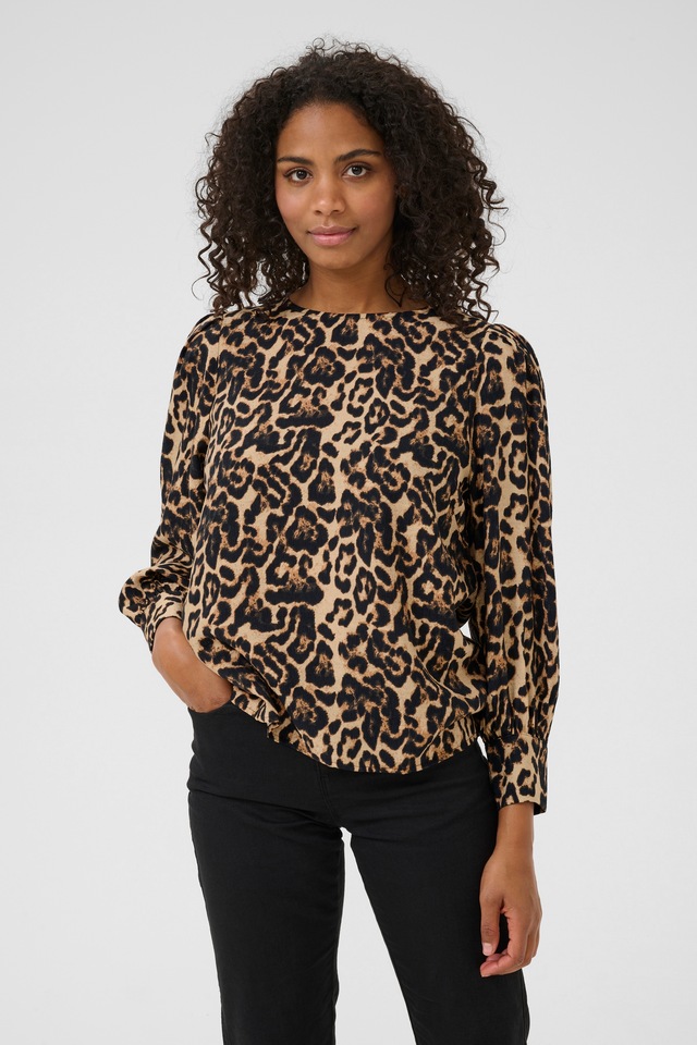 KAFFE Langarmbluse »Damen Langarm-Bluse KAhannah«