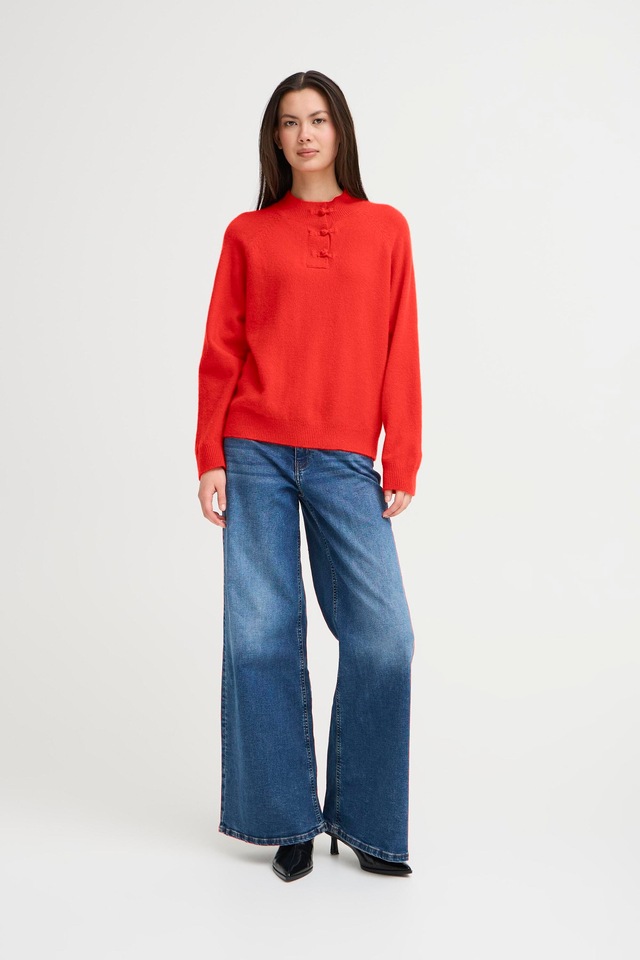 Ichi Strickpullover »Damen Langarm IHDASILA«