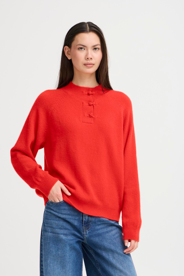 Ichi Strickpullover »Damen Langarm IHDASILA«