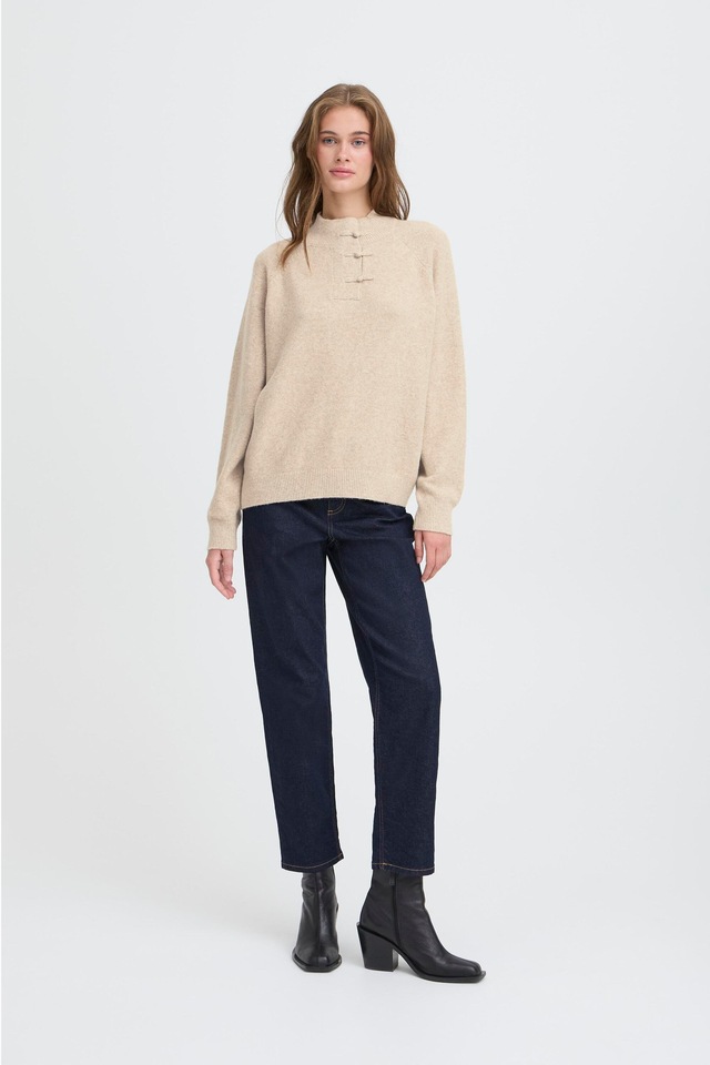 Ichi Strickpullover »Damen Langarm IHDASILA«