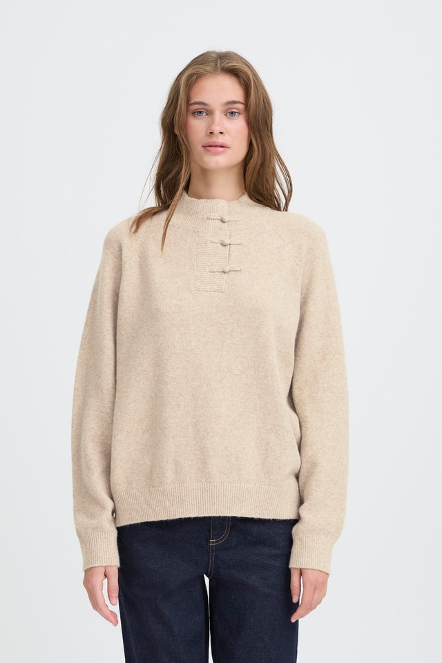 Ichi Strickpullover »Damen Langarm IHDASILA«