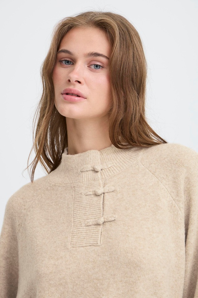 Ichi Strickpullover »Damen Langarm IHDASILA«