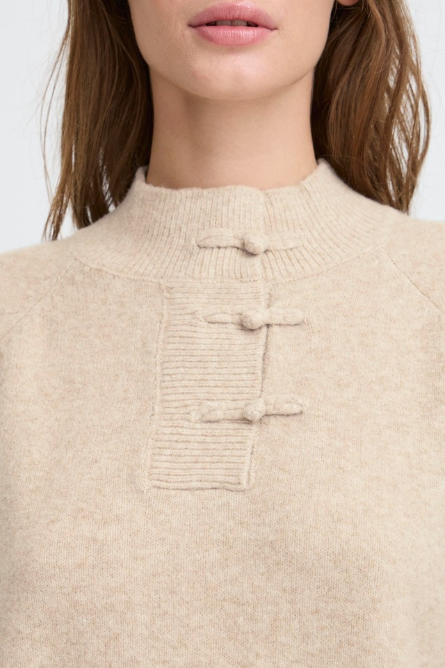 Ichi Strickpullover »Damen Langarm IHDASILA«