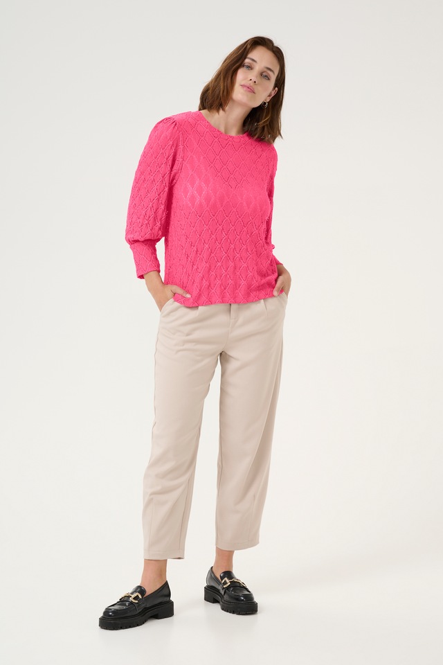 KAFFE Langarmbluse »Damen Bluse langarm KAtio«