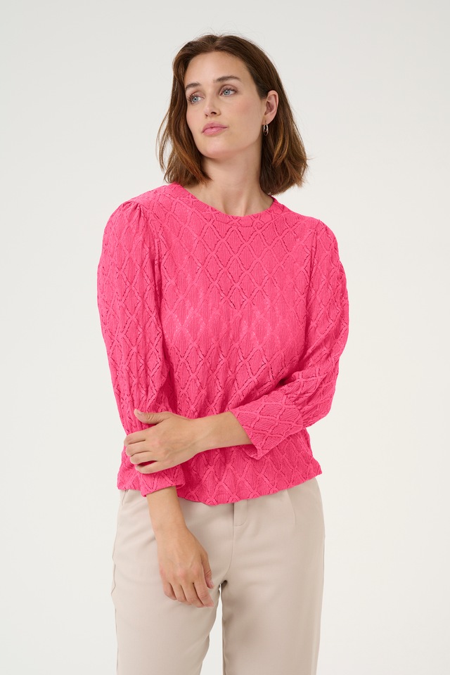 KAFFE Langarmbluse »Damen Bluse langarm KAtio«