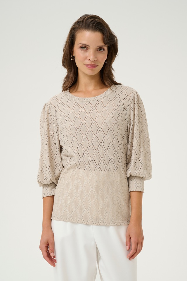 KAFFE Langarmbluse »Damen Bluse langarm KAtio«