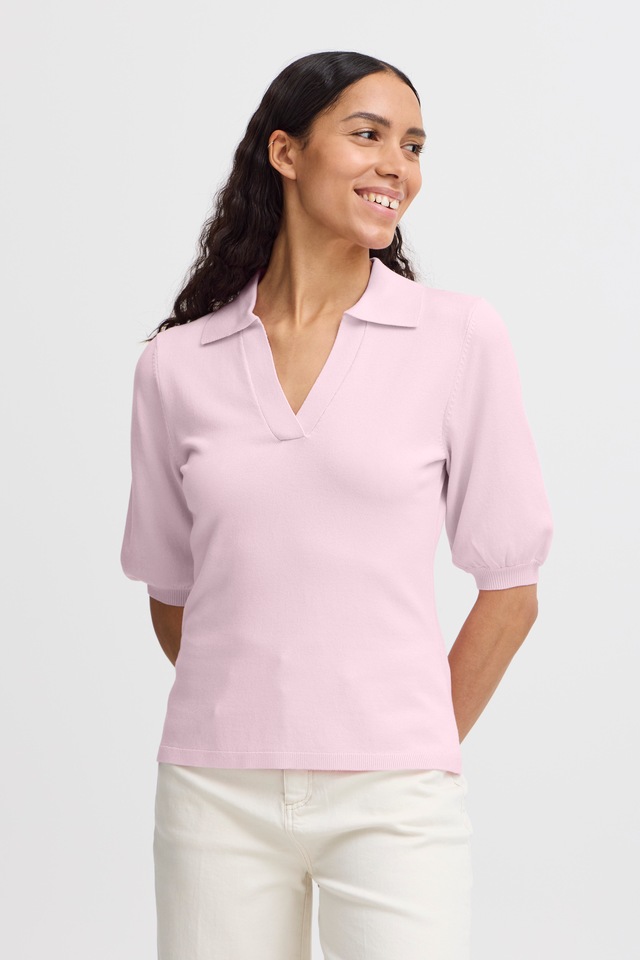 b.young Kurzarmpullover »Damen Strickpullover kurzarm BYMMORLA«