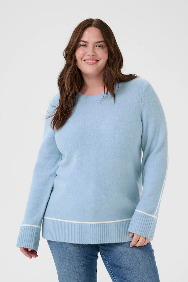 KAFFE Curve Strickpullover »Damen Strickpullover KCjina«