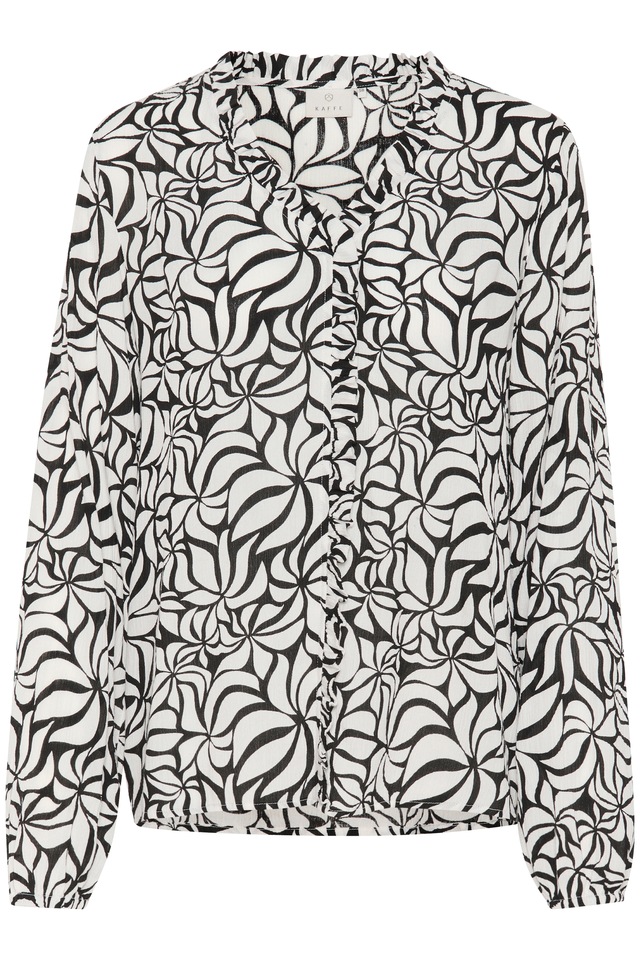 KAFFE Langarmbluse »Damen Bluse langarm KAellen«