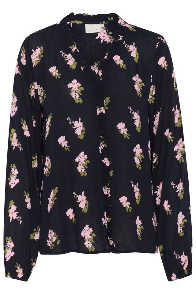 KAFFE Langarmbluse »Damen Bluse langarm KAellen«
