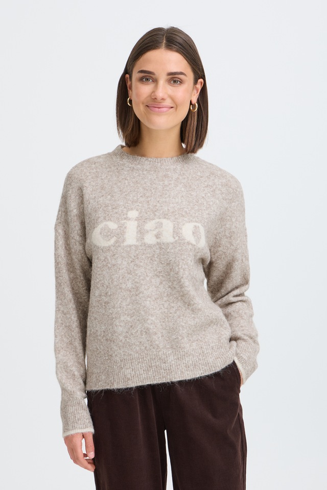 fransa Strickpullover »Damen Langarm FRFLORENCE«