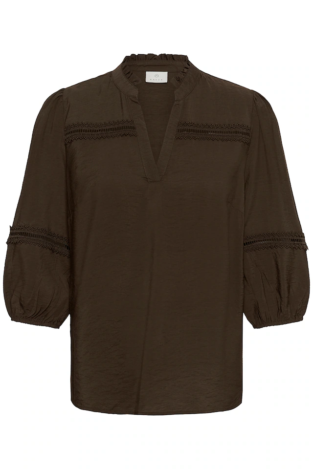 KAFFE Langarmbluse »Damen Bluse langarm KAsonja«